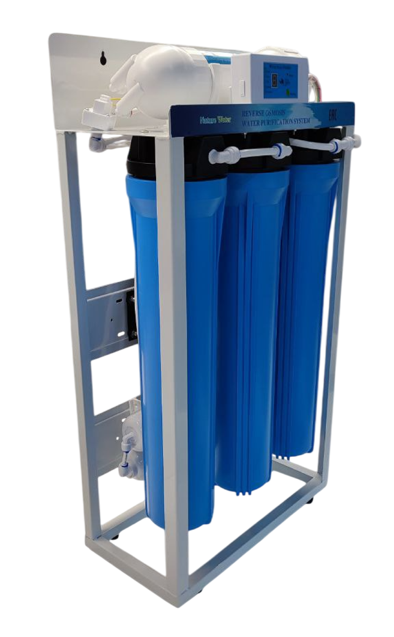 Система обратного осмоса NatureWater с насосом NW-ROC4-400GPD(до 1550л/сут)