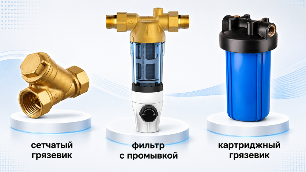 Фильтр грубой очистки воды от песка