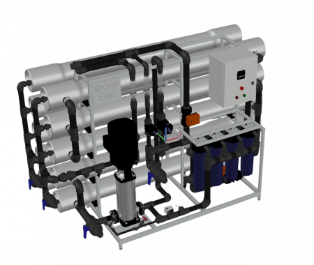 AWT RO-16/8040 - установка обратного осмоса с насосом (до 16 м3/ч)