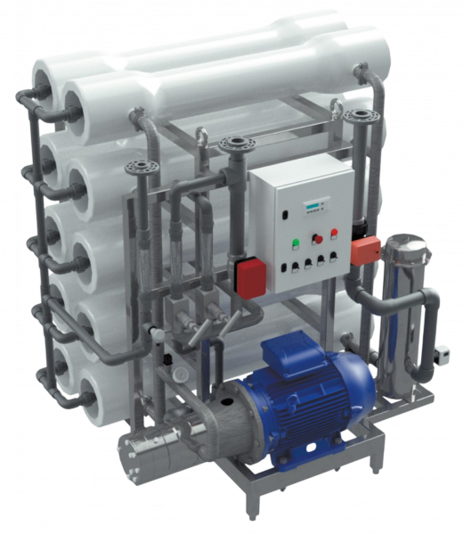 AWT ROS-875L (7/4040) - установка обратного осмоса на морскую воду с насосом