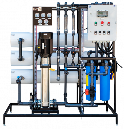 AWT RO-3/8040 - установка обратного осмоса с насосом (до 3 м3/ч)
