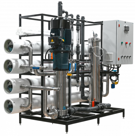 AWT ROB 6 - установка обратного осмоса на солоноватую воду с насосом (до 6 м3/ч)