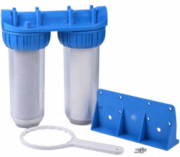 Колба фильтра NatureWater SLD 1/2", ДВОЙНАЯ SL10 (прозрач, NW-BR10B3)