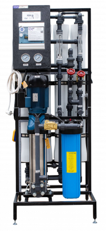 AWT RO-1500L (6/4040) - установка обратного осмоса с насосом (до 1,5 м3/ч)