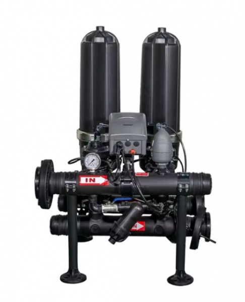 Дисковый фильтр AWT с автомат. блоком промывки F308-8 (130 микрон) до 200 м3/ч