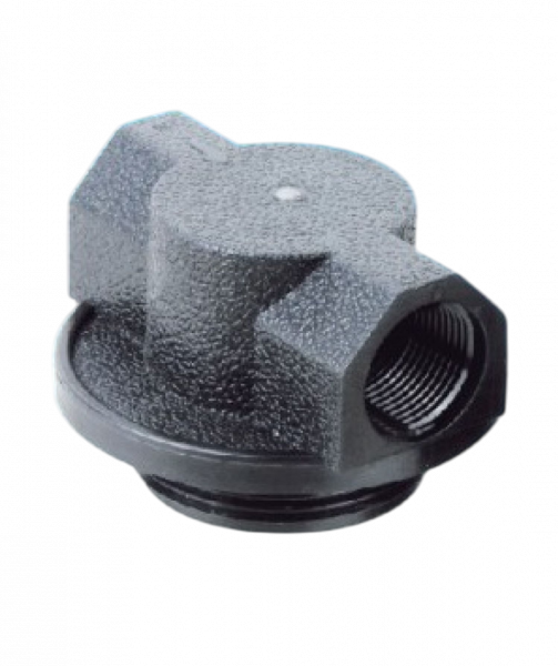 Оголовок для контактной колонны, под трубу 1,05", 1 "BSP In/Out Head ABS Suit 2,5" (JD103)